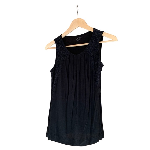 LOFT Cotton Lace Shell - Picture 4 of 14